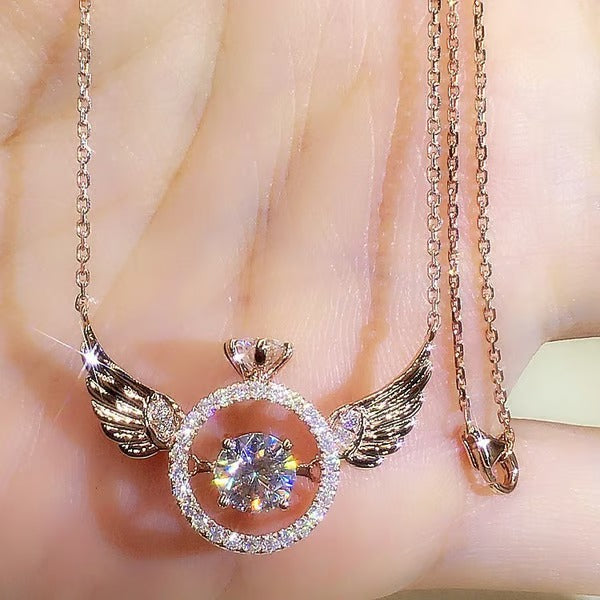 CelestiWings - Winged Heart Pendant