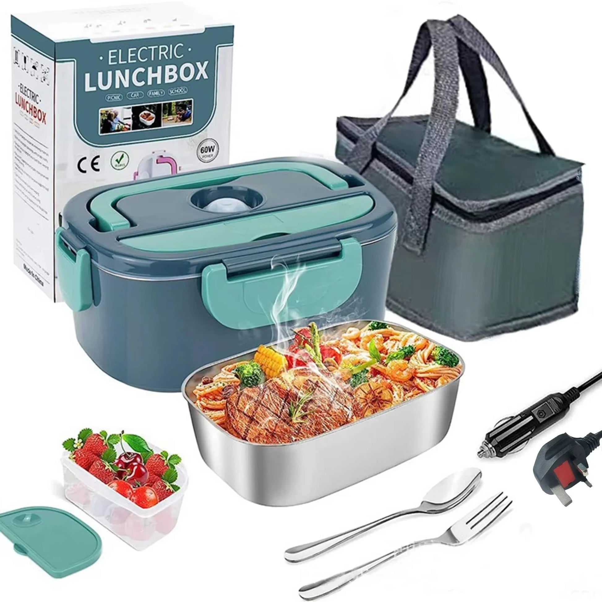 MealVolt – Portable Electric Lunch Box with Dual Heating