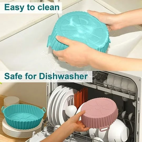 FryClean - Reusable Air Fryer Silicone Tray