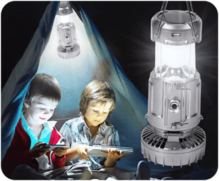 SunCool – All in One Solar Fan with Bright LED Light
