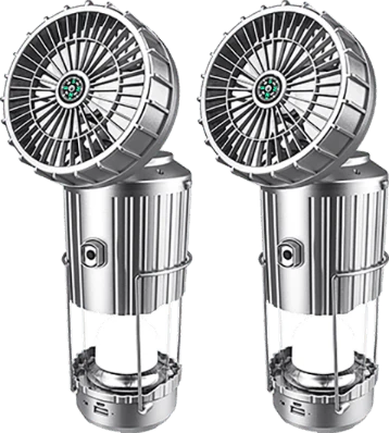 SunCool – All in One Solar Fan with Bright LED Light