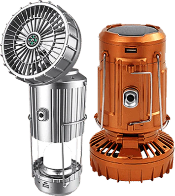 SunCool – All in One Solar Fan with Bright LED Light