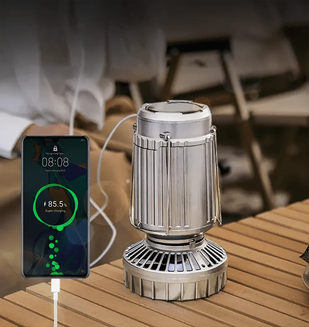 SunCool – All in One Solar Fan with Bright LED Light
