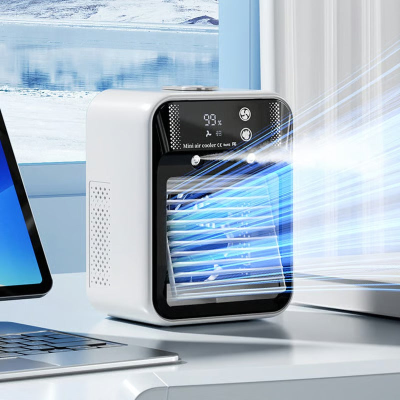 FrostBreeze – Portable Silent Air Conditioner with Water Cooling