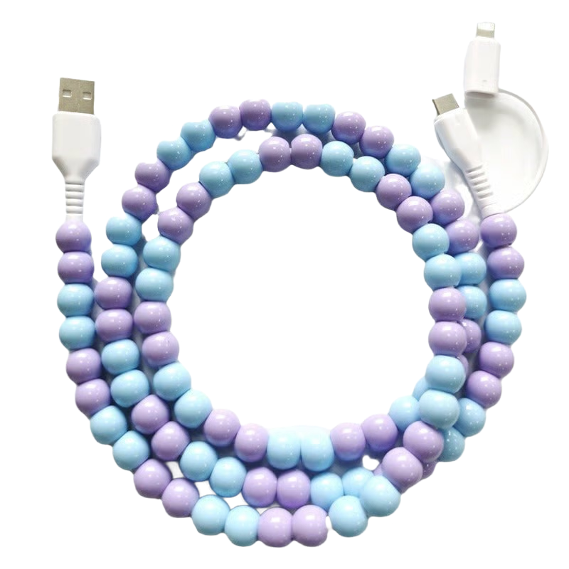 BeadLink | Stylish 2-in-1 Data Cable