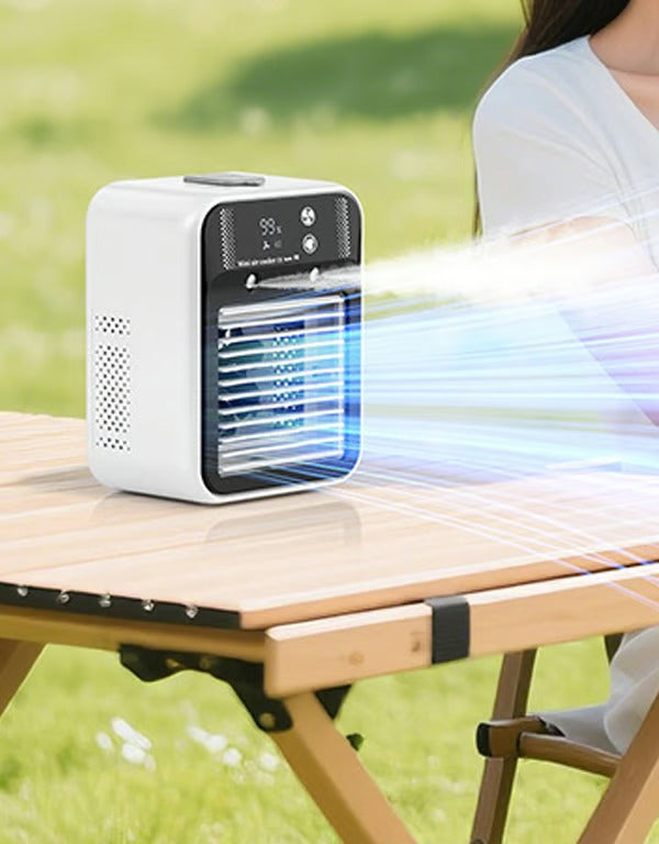 FrostBreeze – Portable Silent Air Conditioner with Water Cooling