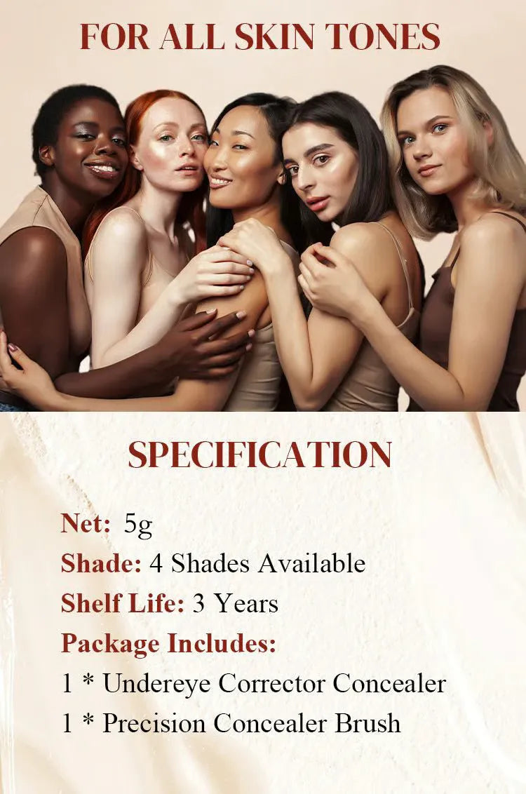 HueHeal – Natural Clay Undereye Brightener & Corrector (1+1 Free)