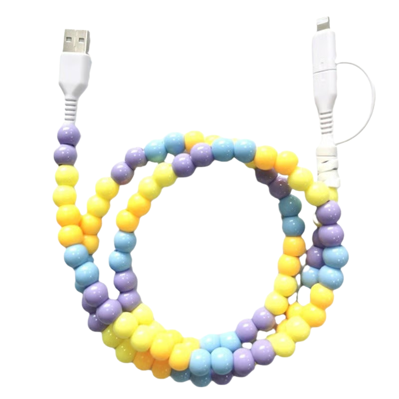 BeadLink | Stylish 2-in-1 Data Cable