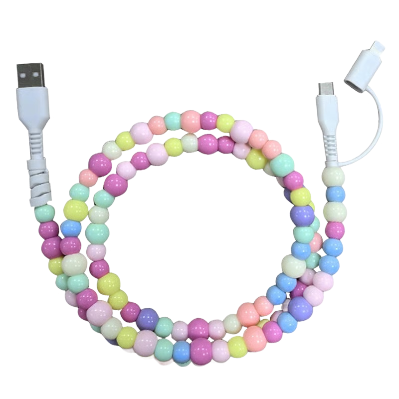 BeadLink | Stylish 2-in-1 Data Cable