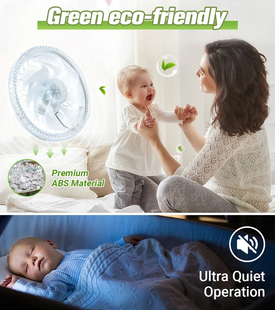 AirLuxe | 2-in-1 Fan Light with Remote