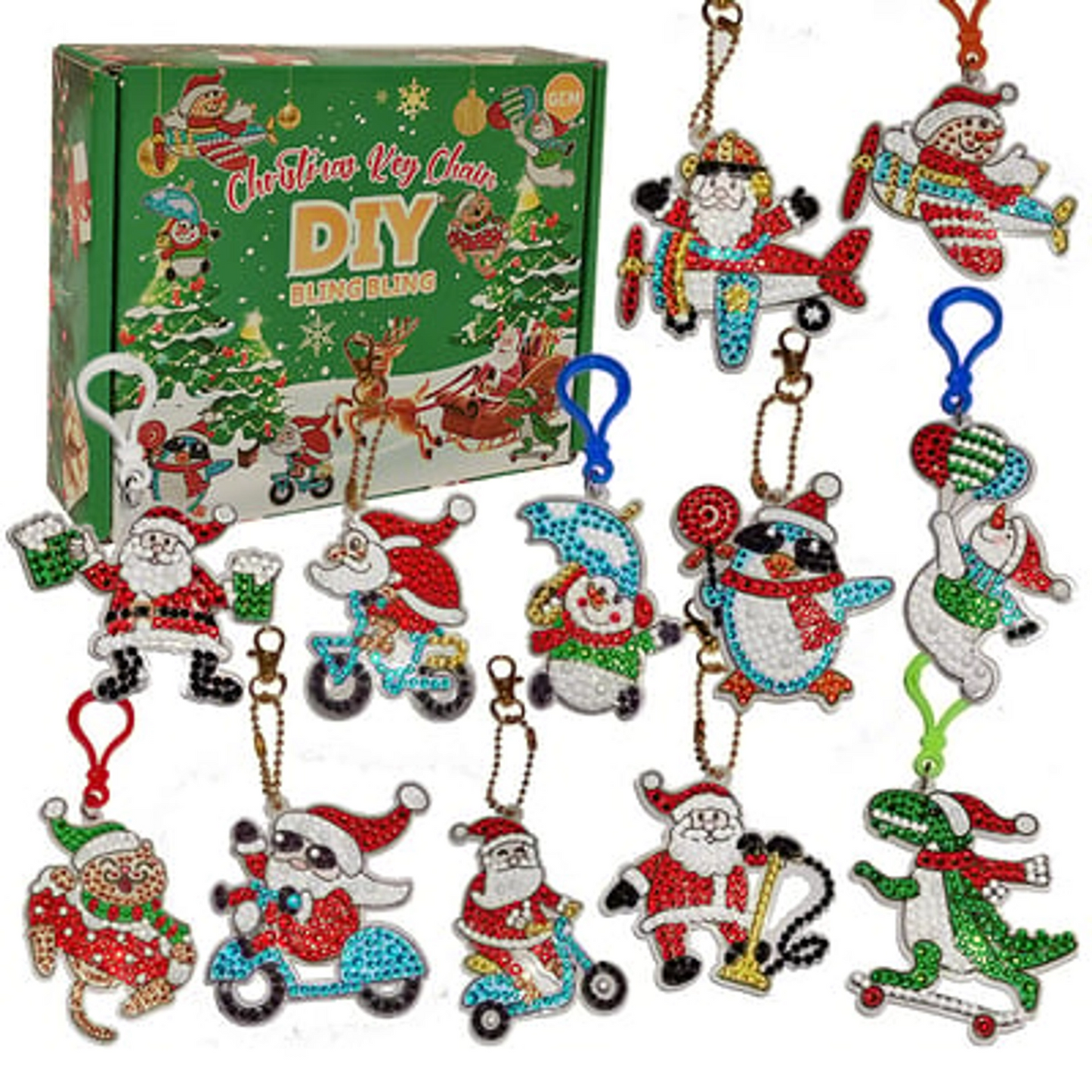 SparkleFest – Christmas Diamond Art Sticker Kit