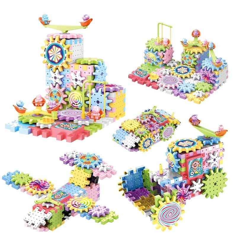 SpinNBuild – Montessori Rotating Blocks Toy