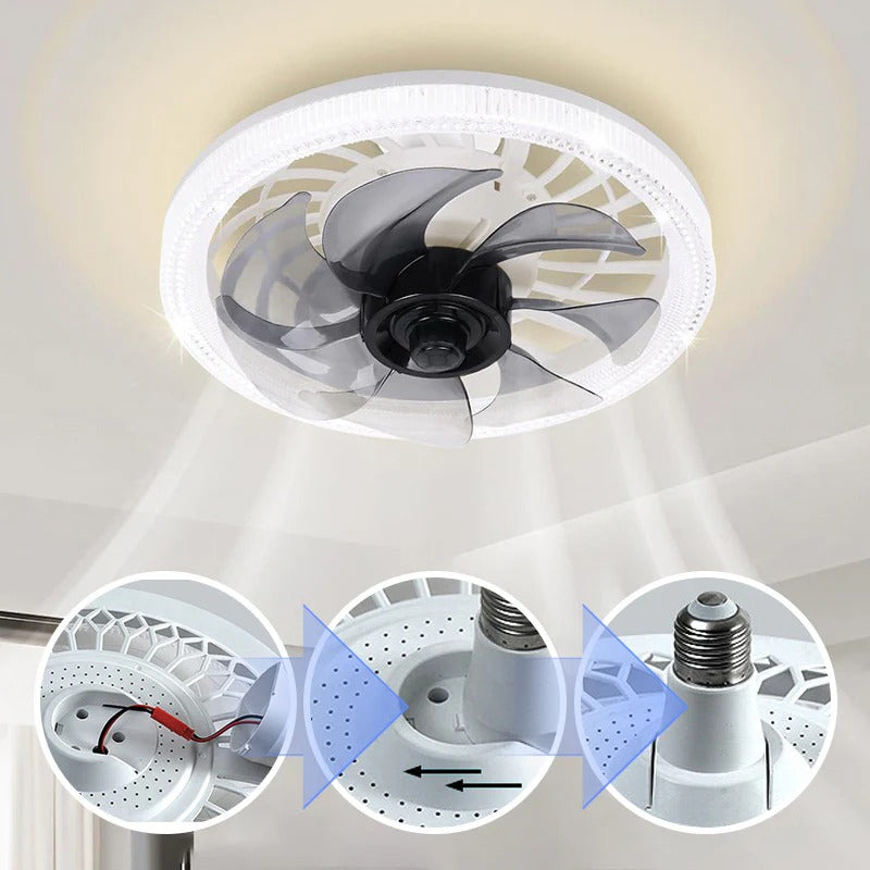 AirLuxe | 2-in-1 Fan Light with Remote