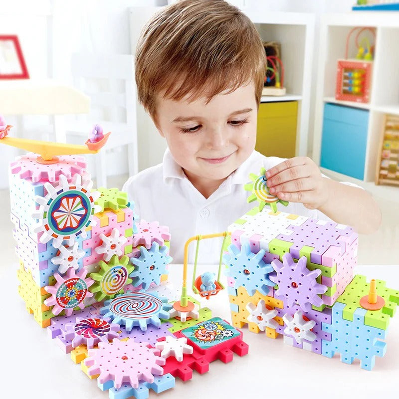 SpinNBuild – Montessori Rotating Blocks Toy