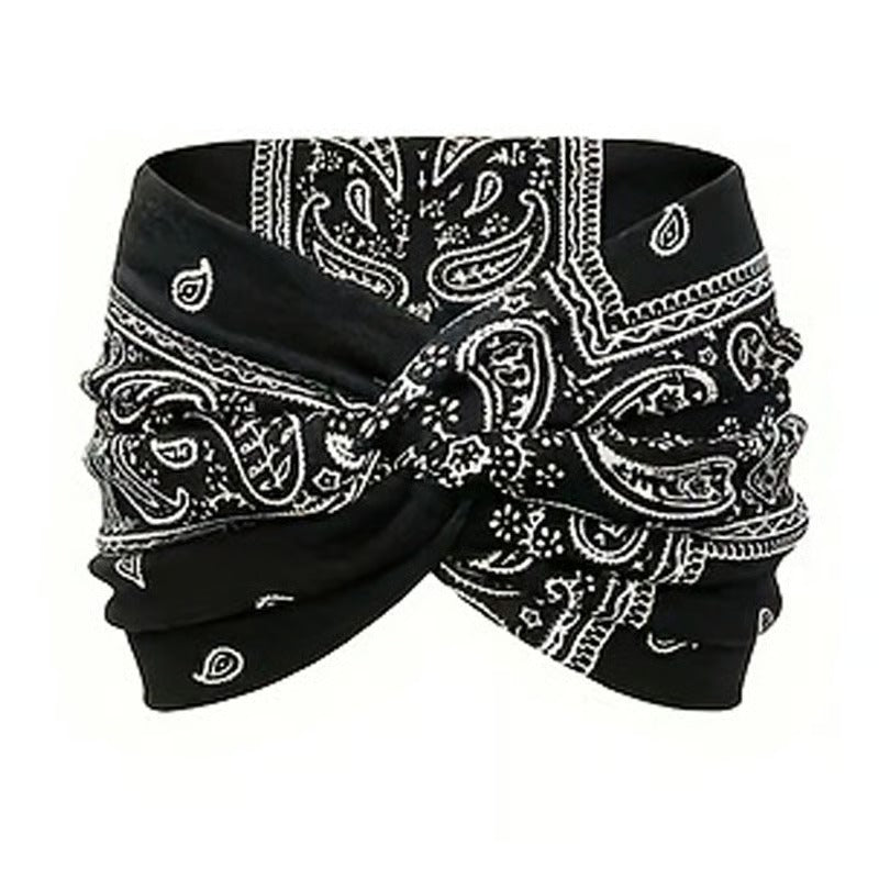 BohoBloom – Wide Twist Turban Headband for Women