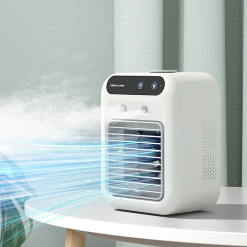 FrostBreeze – Portable Silent Air Conditioner with Water Cooling
