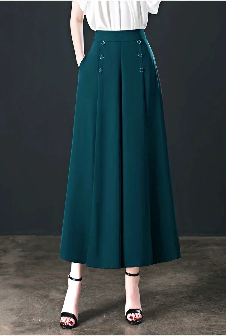 FlowEase – Skin Soft Pleated Wide Leg Pants