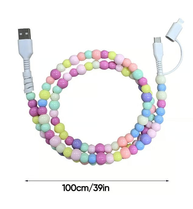 BeadLink | Stylish 2-in-1 Data Cable