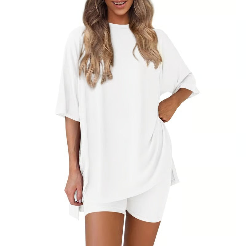 SunDrift – Casual Oversized Shirt & Shorts Duo