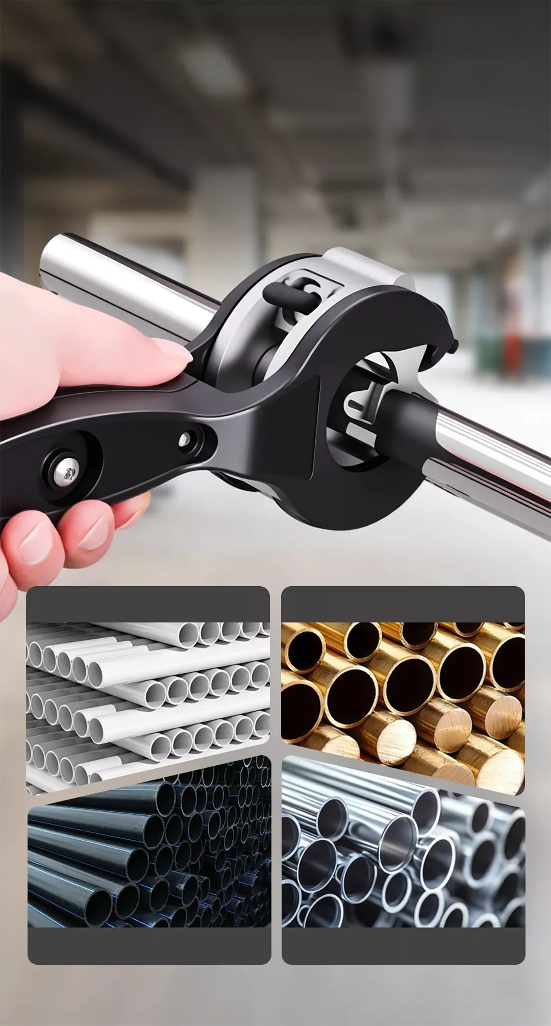 CutMaster – Heavy-Duty Ratchet Pipe Cutter