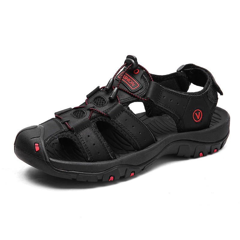 TideStride – Breezy Outdoor Leather Sandals