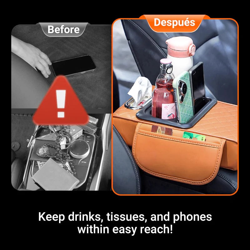 DriveEase – Multifunctional Car Armrest Cushion