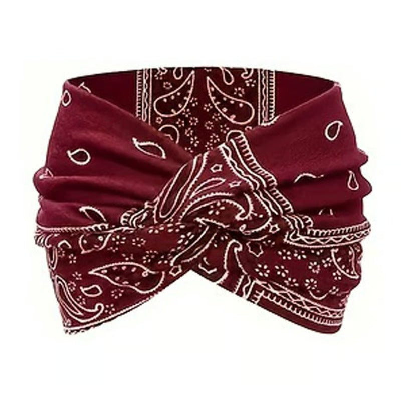 BohoBloom – Wide Twist Turban Headband for Women