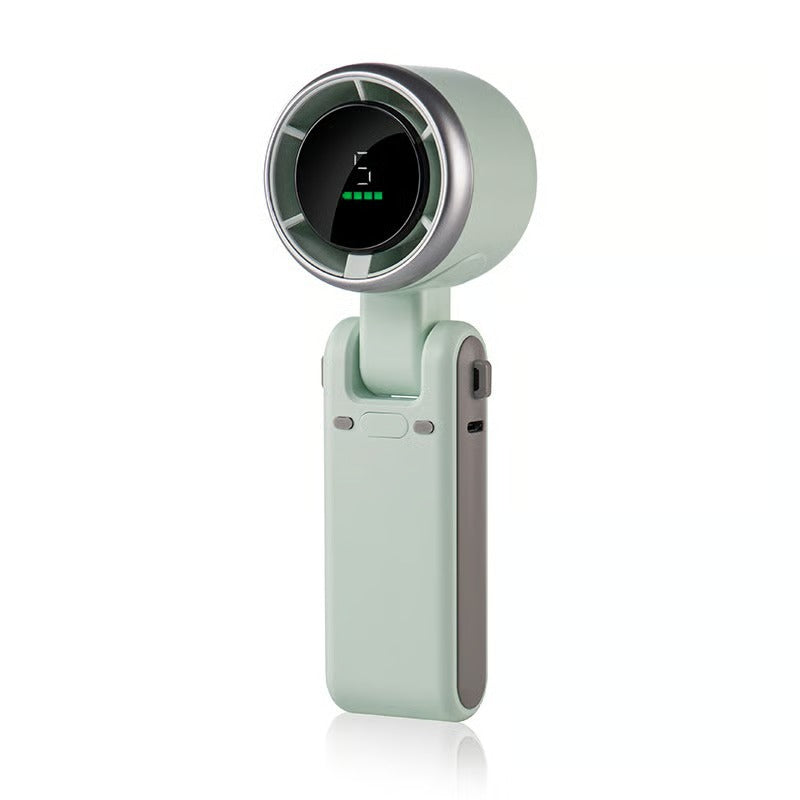 WindRush – Handheld Turbo Fan with Digital Speed Control