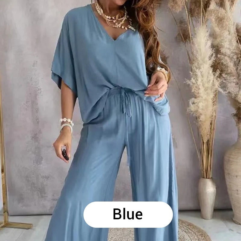 ChicEase – Women’s Casual Loose Solid Color Suit