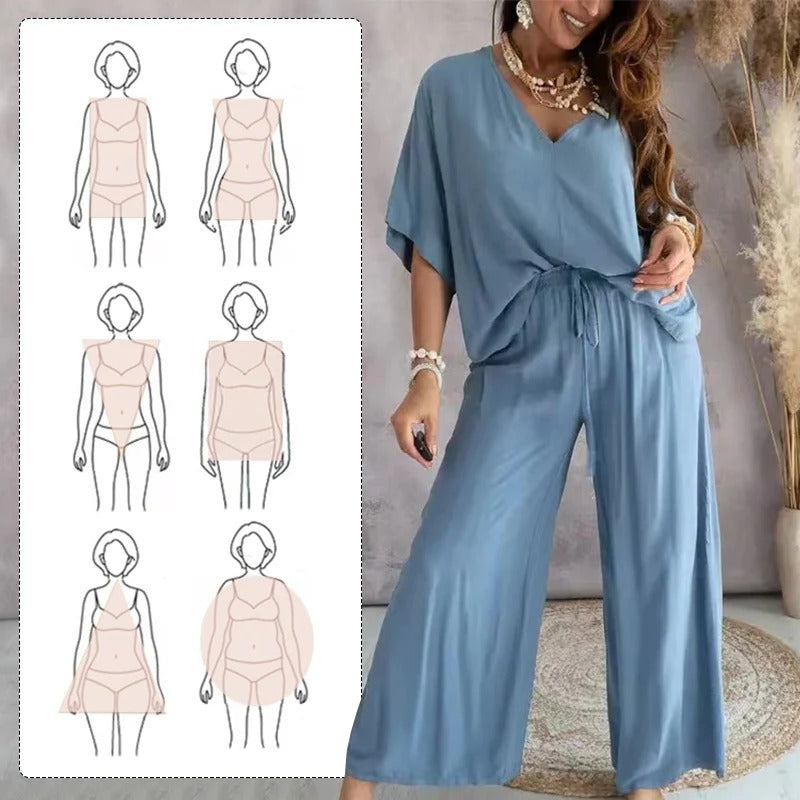 ChicEase – Women’s Casual Loose Solid Color Suit