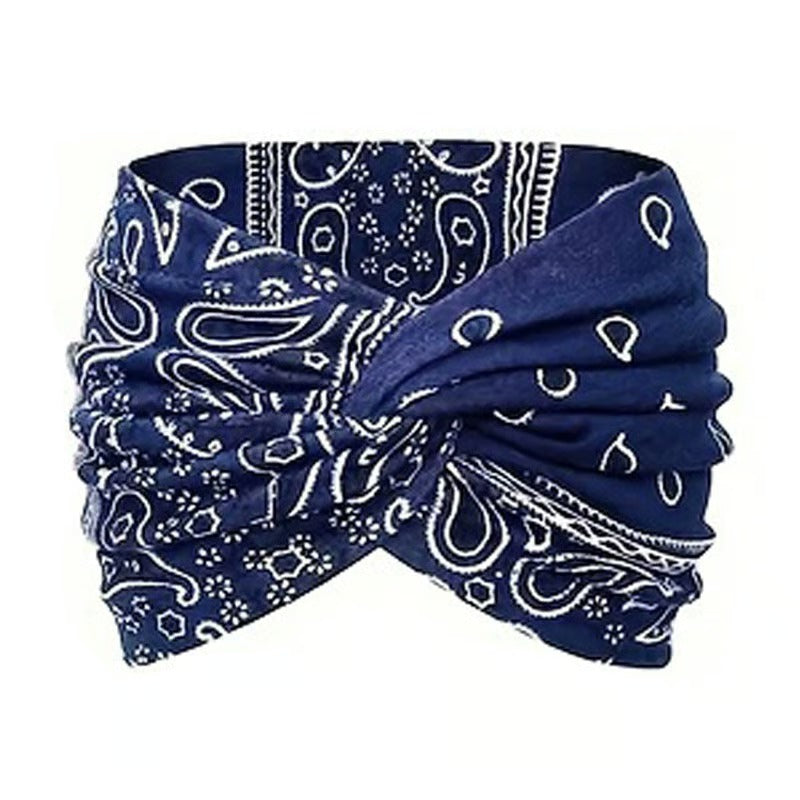 BohoBloom – Wide Twist Turban Headband for Women