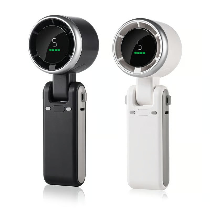 WindRush – Handheld Turbo Fan with Digital Speed Control