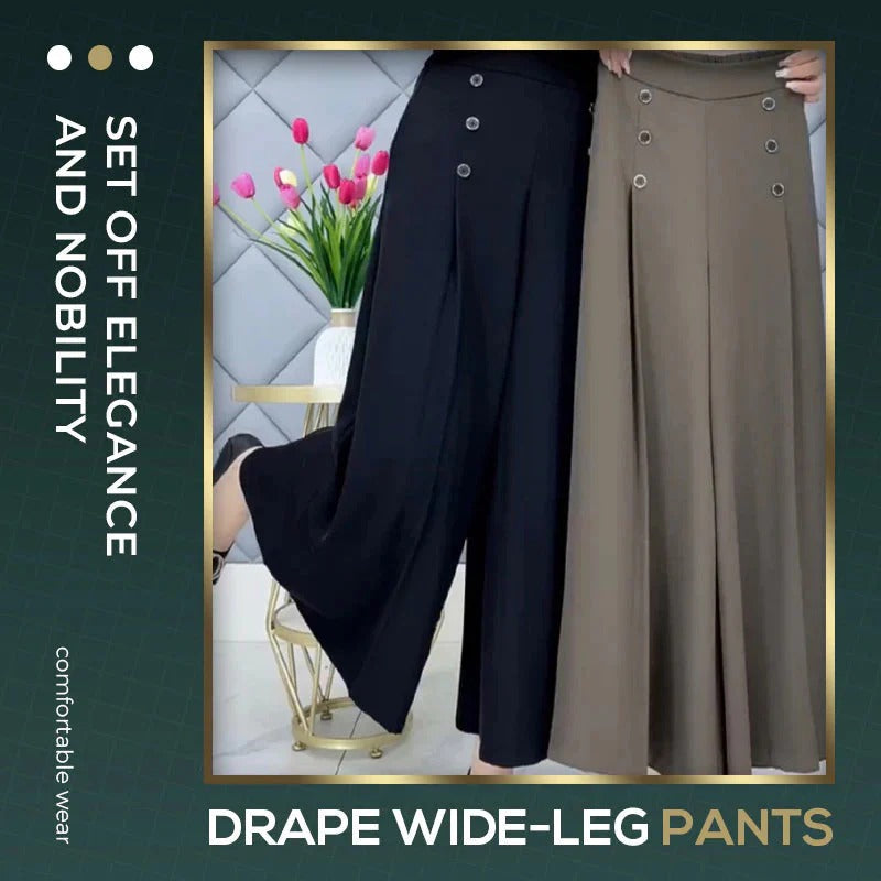 FlowEase – Skin Soft Pleated Wide Leg Pants