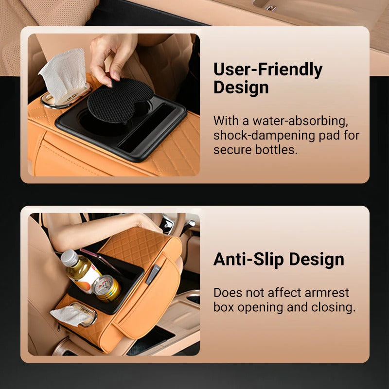 DriveEase – Multifunctional Car Armrest Cushion