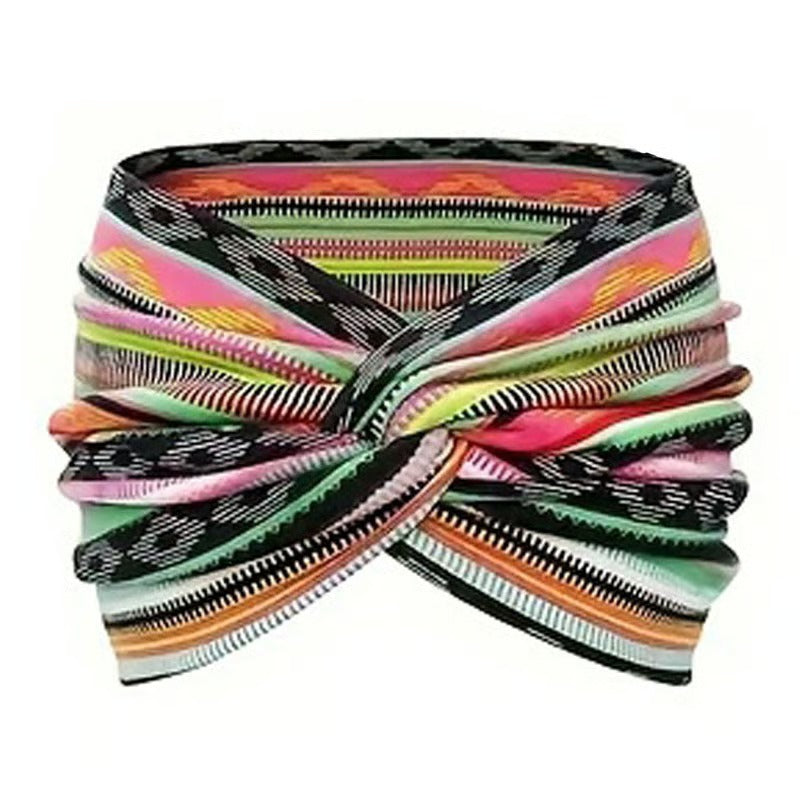 BohoBloom – Wide Twist Turban Headband for Women