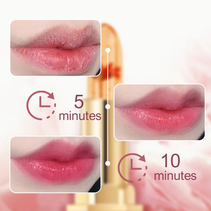 BloomGlow – Crystal Flower Color-Change Jelly Lipstick