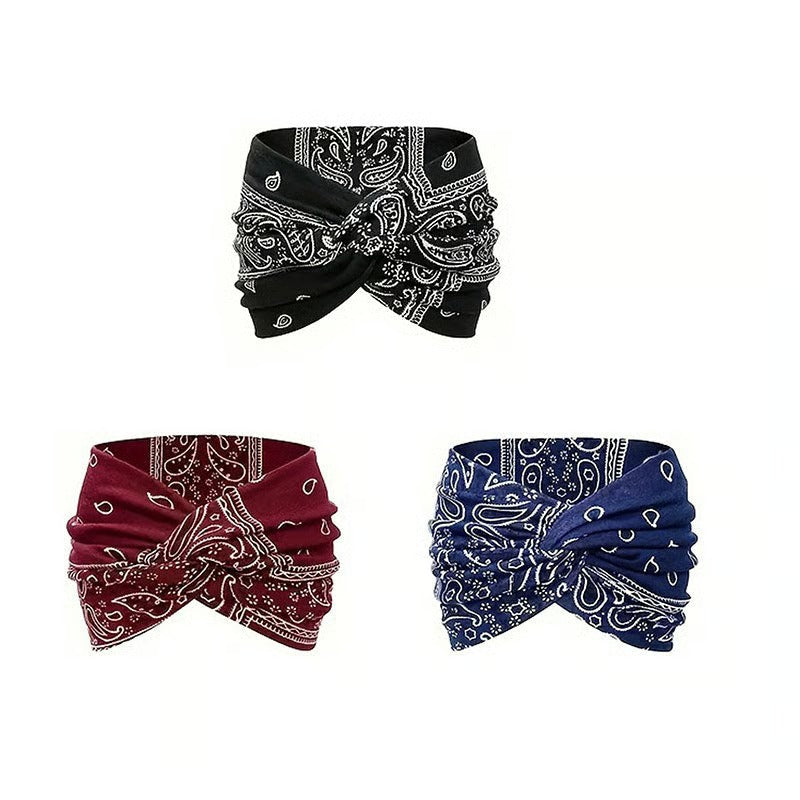 BohoBloom – Wide Twist Turban Headband for Women
