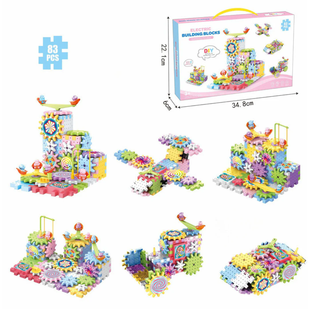 SpinNBuild – Montessori Rotating Blocks Toy