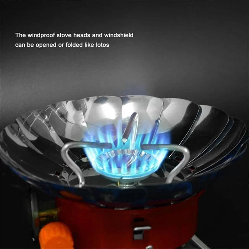 LotusFold – Portable Small Square Stove for Outdoor Cooking