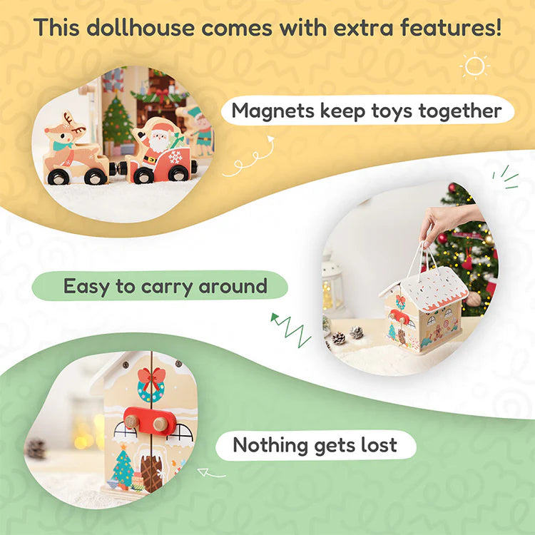 MerryHaus – Montessori Christmas Dollhouse