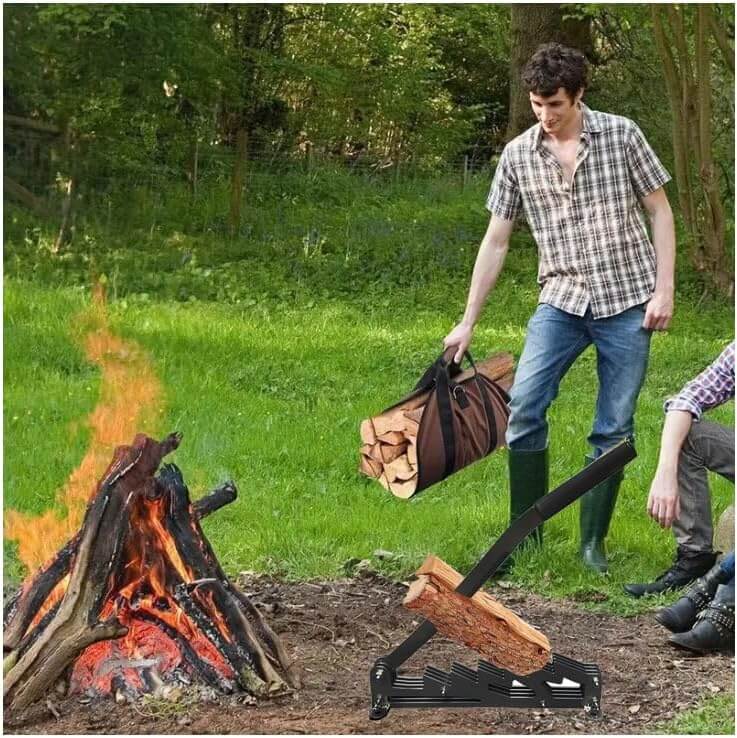 WoodMaster – Wall Mounted Firewood & Kindling Splitter