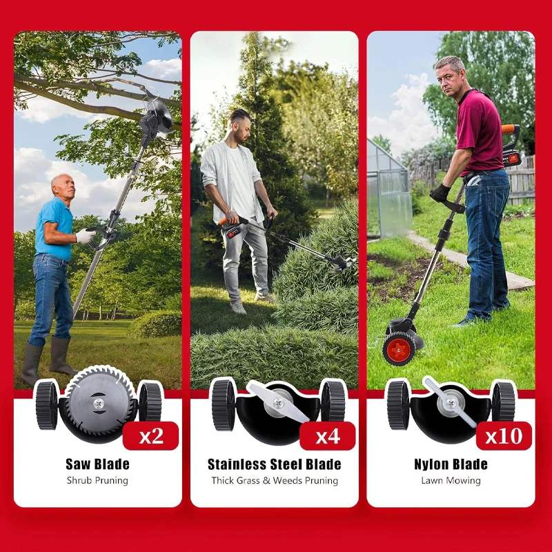PowerTrim – 3-in-1 Cordless Grass Trimmer and Edger Tool