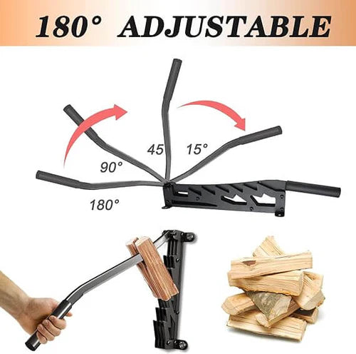 WoodMaster – Wall Mounted Firewood & Kindling Splitter