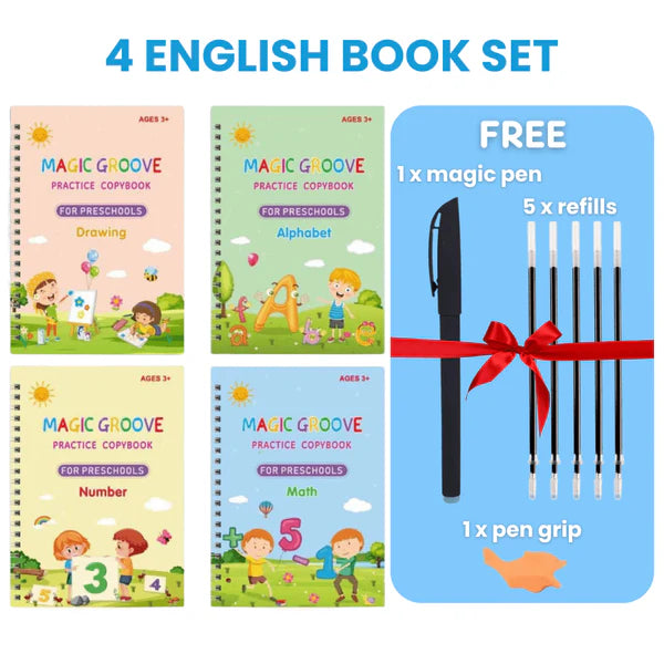 MagicGroove – Reusable Tracing Book with Disappearing Ink