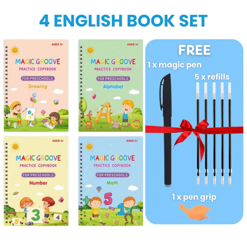 MagicGroove – Reusable Tracing Book with Disappearing Ink