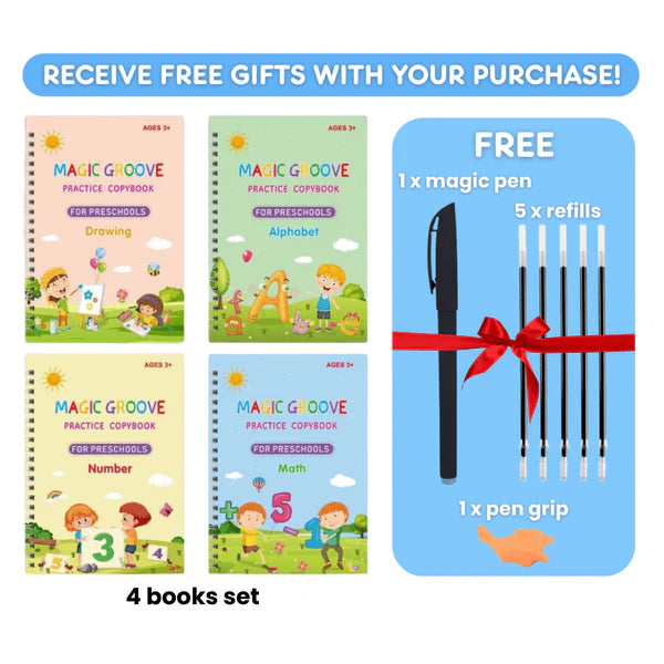 MagicGroove – Reusable Tracing Book with Disappearing Ink
