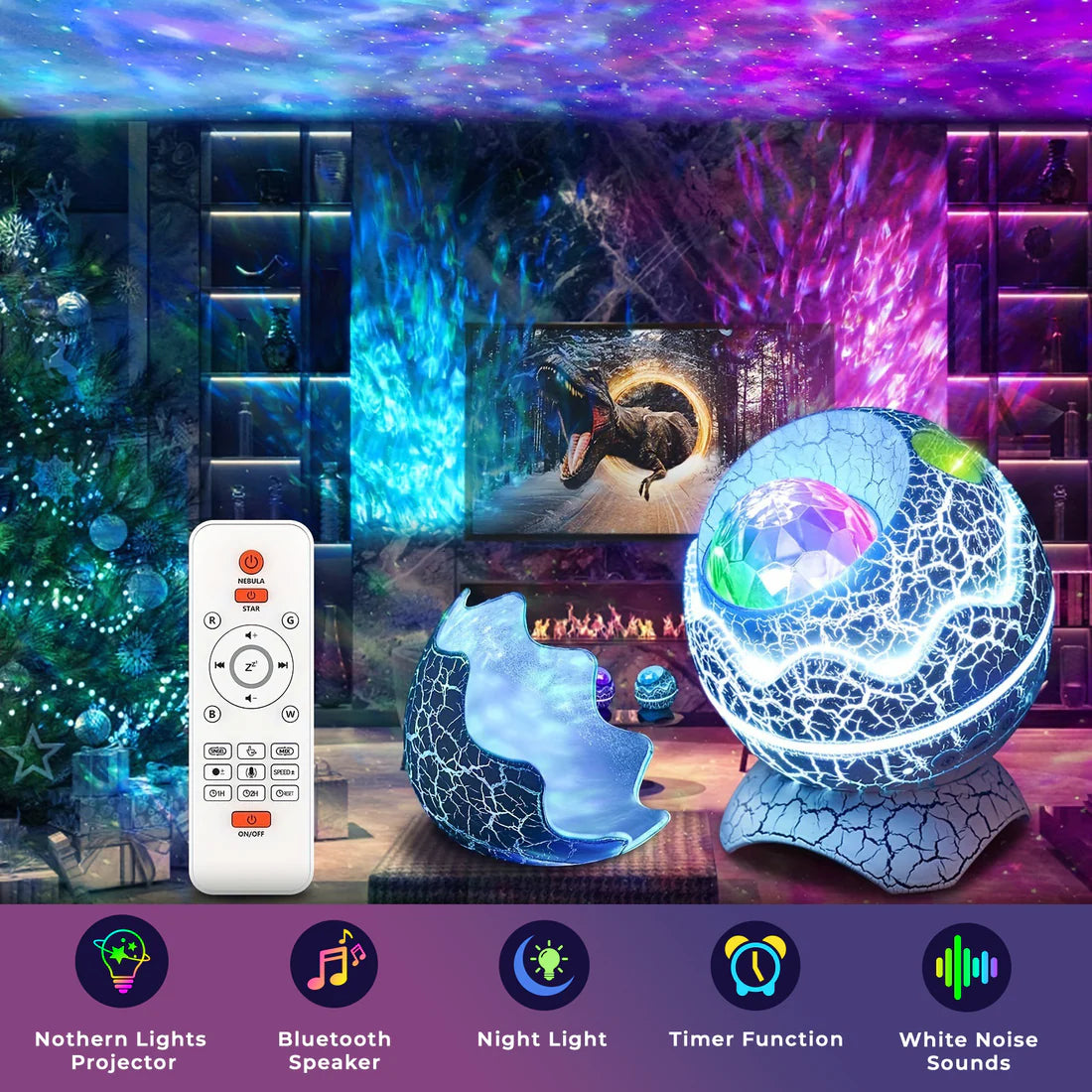 BorealisBeam – Multi Effect Northern Lights Projector