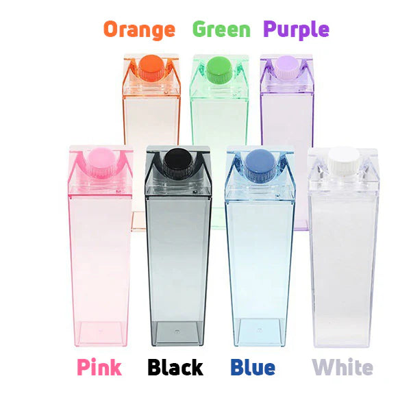MilkyMuse – Retro Carton Drink Bottle