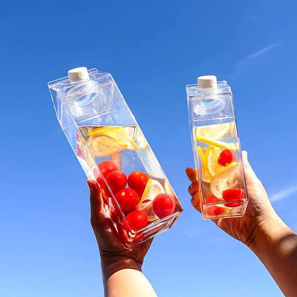 MilkyMuse – Retro Carton Drink Bottle