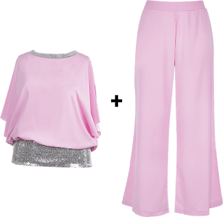 LuminaSet - Sequined Casual Chic Set